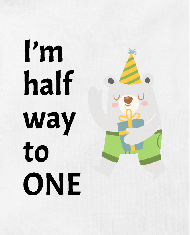 I'm half way to one